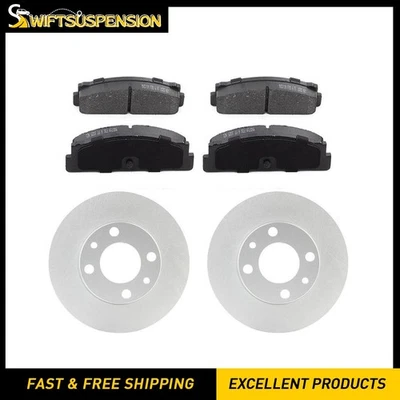 Magma Rear Disc Brake Pad Set Disc Brake Rotor 3 PCS for 1984-1989 Bertone X-1/9 - Image 1 of 4