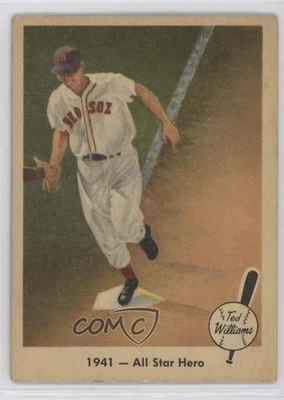 Fleer Ted Williams 1959 Ted Williams 1941 All Star Hero #18 Salón de la fama Foto 1 de 2
