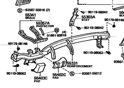 Panel de instrumentos panel de instrumentos Toyota Van 1984-1989 subconjunto almohadilla de seguridad 55403C Foto 1 de 4