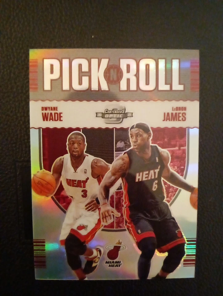 2020-21 Contenders Optic Pick N Roll Lebron James Dwayne Wade Silver Holo - image 1 of 2