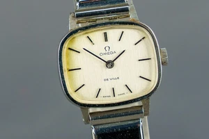 [Exc+5] Omega De Ville  Silver Dial Women's Manual Watch 24mm #2024 - Picture 1 of 10