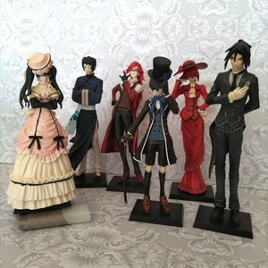 Juego de 6 figuras de artes comerciales de mayordomo negro vendido - Imagen 1 de 12