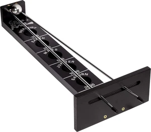Shoot the Moon Game, Large 18 Inches, Black Stained Solid Wood Board with Metal - Picture 1 of 7