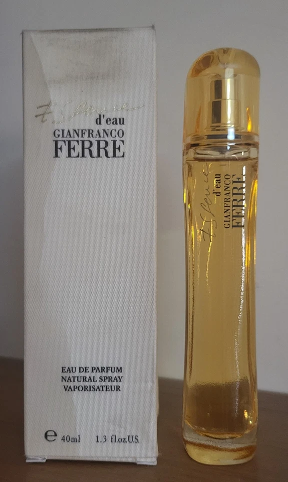 Profumo donna ESSENCE D'EAU Gianfranco Ferrè eau de parfum 40ml Vintage Nuovo - Immagine 1 di 4