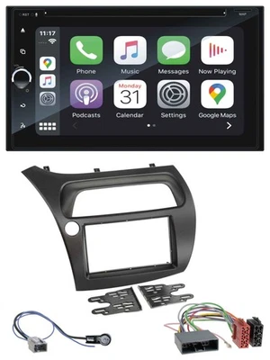 Blaupunkt 2DIN Bluetooth DAB USB DVD MP3 Autoradio für Honda Civic (2006-2012) - Bild 1 von 4