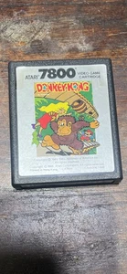 Donkey Kong Atari 7800 Authentic Cartridge Tested & Works With Pics - Picture 1 of 4