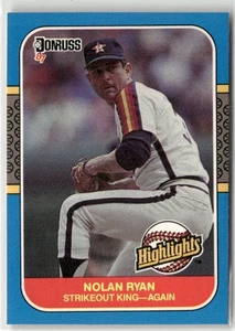 1987 Donruss Highlights #53 Nolan Ryan Houston Astros - Picture 1 of 2