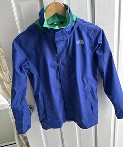 The North Face Boy’s Blue DryVent Rain Jacket Coat Windbreaker Size 10/12 - Picture 1 of 7