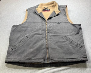 Chaleco de trabajo forrado Wolverine Sherpa para hombre XXL Charchoal Denim - Imagen 1 de 9