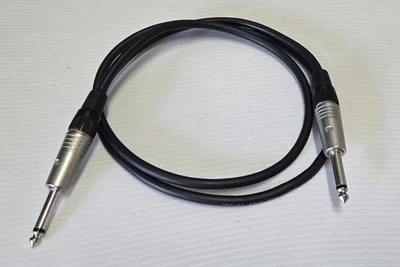 Cable de audio Mogami Neglex 2549 Neutrik 1/4" TS mono 4 pies Foto 1 de 2