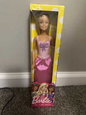 Barbie PRINCESA PUEDES SER CUALQUIER COSA RUBIA ROSA VESTIDO ROSA TIARA Mattel 2016 Foto 1 de 3