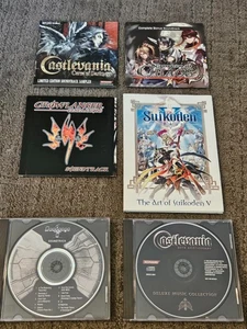 Playstation 2 Soundtrack Castlevania Suikoden Growlanser Xenosaga Chaos 6 CD Lot - Picture 1 of 6