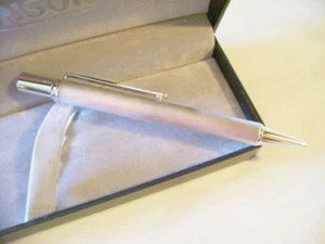 RONSON PENNA A SFERA MODELLO SILVER IN ARGENTO MOD 910 NUOVA - Picture 1 of 7