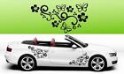 2x Butterfly Flower Vinyl Car Graphics Stickers Decals Big Many colours
