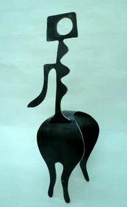 LAMA - Medium Abstract Metal Sculpture by TIHANY - Picture 1 of 4