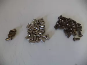 JAWA/CZ VINTAGE MOTORCYCLE 16mm x M4 SPOKE NIPPLES(56)STAMPED L,30 NOS,26 DUSTY, - Picture 1 of 10