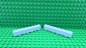 Lego 2 Luz Azul G 1x8 Bloque Ladrillo NUEVO - Imagen 1 de 1