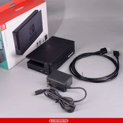 Original Nintendo Switch Charging Dock & AC Adapter Power Cable & HDMI CABLE Set - Image 1 of 4