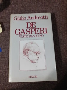 583 Giulio Andreotti - De Gaspari -Visto Da Vicino - Autografo E Biglietto Da... - Foto 1 di 6