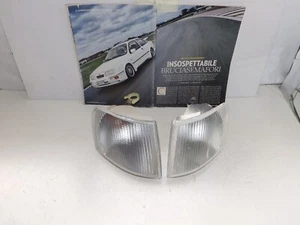 FORD ESCORT MK4 DEL 91 - FANALINI ANTERIORI DX E SX BIANCHI ORIGINALI LEART - Imagen 1 de 3