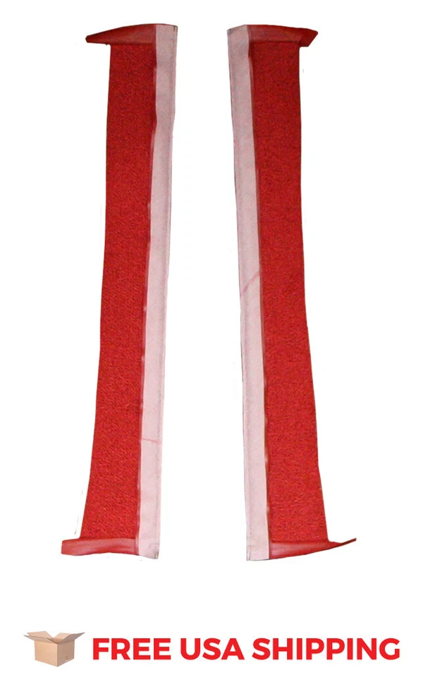 ACC FITS 1966-1967 Dodge Charger Door Panel Inserts 2pc Loop Carpet Foto 1 de 1