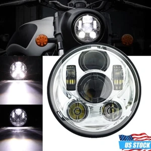 5.75" 5 3/4" inch LED Headlight Hi-Lo Projector For Harley Ducati Monster 1100 - Picture 1 of 12