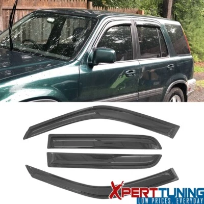 Fits 97-01 Honda CRV Window Visors 4Pc — 第 1/4 张图片
