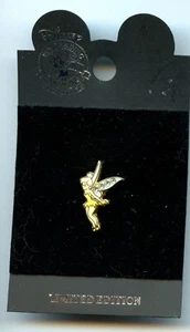 DS Disney Shopping Tinker Bell Peter Pan Jeweled Pavé Mini LE 250 Pin - Picture 1 of 1