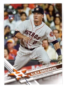 2017 TOPPS UPDATE SERIES #US150 ALEX BREGMAN ROOKIE DEBUT - Picture 1 of 1