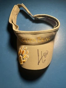 Chris Carter #80 Signed NFL Minnesota Vikings Signed Golden Bear Visor New - Picture 1 of 6