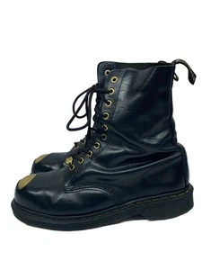 Dr. Martens A Bathing Ape Lace-Up Boots US 10 Black Limited Edition Collab - Picture 1 of 5
