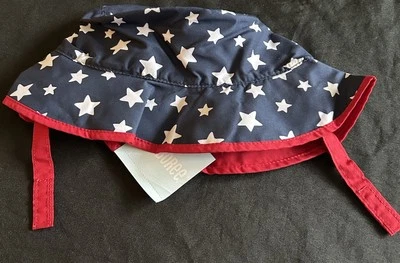 NUEVO Gymboree Bebé Niño Niña 18 24 CUARTO DE JULIO Cubo Sol Sombrero Floppy Patriótico Foto 1 de 4