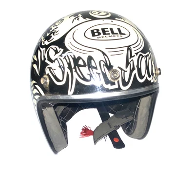 BELL Helmet Custom 500 Speed Soul Roland Sands Design Art MEDIUM Motorcycle VTG - Image 1 of 4