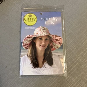 Amy Butler Blue Sky Hats Sewing Pattern Sun & Reversible Skull Cap Sz S-XL UC FF - Picture 1 of 2