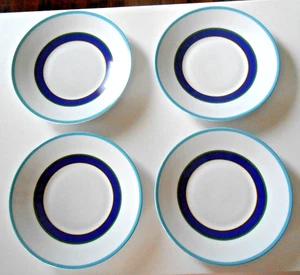 Set 4 piatti da pranzo insalata dessert cassa e botte CIRQUE 8" usati in ottime condizioni - Foto 1 di 4