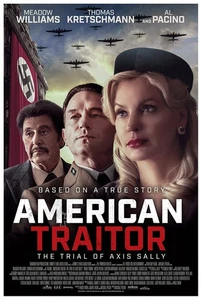 American Traitor The Trial of Axis Sally 2021 - Al Pacino - US - Movie Poster - Picture 1 of 5