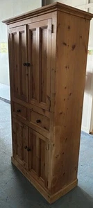 Large Re Claimed Pine Floor Standing Kitchen Larder Unit - Picture 1 of 10
