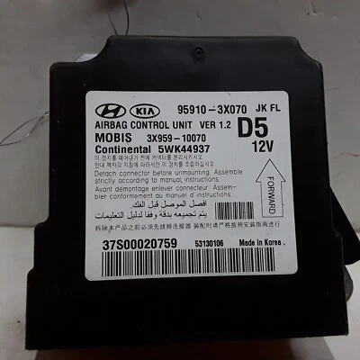 14 2014 Hyundai Elantra cupé SRS módulo de control 95910-3X070 Foto 1 de 2