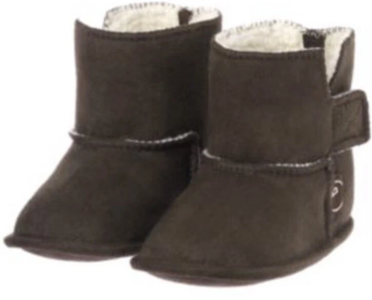 NWT Infant Boys 02 Gymboree “CHOO CHOO BABY” BROWN faux SUEDE/SHEPRA BOOTS Warm - Image 1 of 1