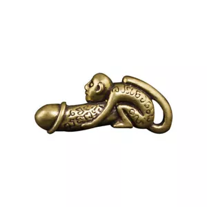 Collar de mono paladkik colgante de latón magia riqueza sagrada amor dije suerte pene paladkik # - Imagen 1 de 8