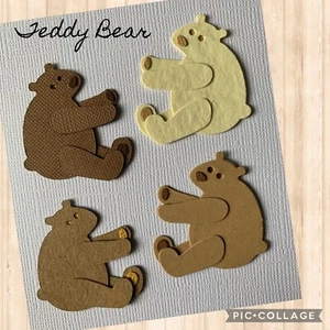 Teddy Bear Teddybear Bears Baby Babies Cubs Die Cuts (Scrapbook/Cards) - Picture 1 of 2
