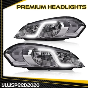 Fit For 2006-13 Impala/2006-07 Monte Carlo 2X LED DRL Headlights Corner Lamps - Picture 1 of 12