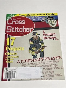 Cross Stitcher August 2002 Magazine 17 Charts Patterns Firemans Prayer Autumn - Picture 1 of 16