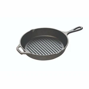 Cast Iron Grill Pan - 10.25 Inch Black - Picture 1 of 4