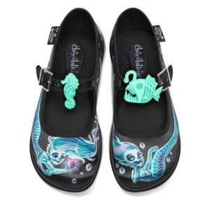 Zapatos planos Mary Jane con diseño de chocolate caliente Chocolaticas MAPS talla 39 EE. UU. 9 USADOS EN EXCELENTE ESTADO - Imagen 1 de 15