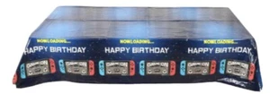 Cubierta de mantel de plástico para juegos infantiles decoraciones para fiestas de cumpleaños - Imagen 1 de 3