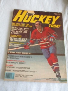 Hockey Today Magazine 1977 Guy Lafleur Montreal Canadiens - Picture 1 of 4