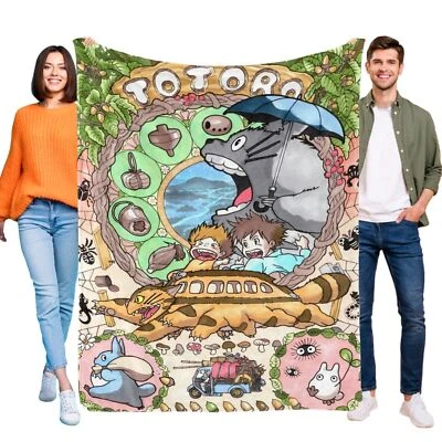 My Neighbor Totoro Joyful Blanket - Lightweight, Soft, Perfect for Any Occasion - Image 1 of 4