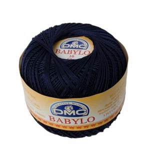 DMC Babylo Size 10, #823 Dark Navy Blue Crochet Cotton, 50g Ball - Picture 1 of 1