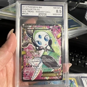 2013 Pokemon B&W Radiant Collection Meloetta EX FA RC25 Graded AGS 8.5 - Picture 1 of 3